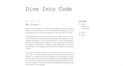 Desktop Screenshot of diveintocode.com